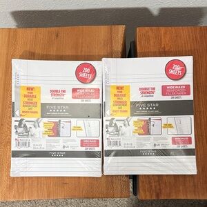 Five Star White Wide Ruled Paper Pack